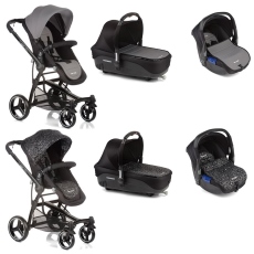 Passeggino Trio Be Cool Trio Bandit 3 Cocoon collezione 2016 Traffic - City vs Grey