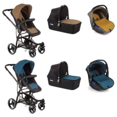 Passeggino Trio Be Cool Trio Bandit 3 Nidus collezione 2016 Lounge - Dune vs Petrol