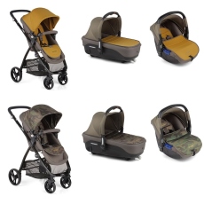 Passeggino Trio Be Cool Trio Slide 3 Cocoon collezione 2016 Camouflage - Camouflage vs Oil