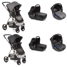 Passeggino Trio Be Cool Trio Slide 3 Cocoon collezione 2016 Traffic - City vs Grey