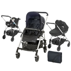 Passeggino Trio Bebe Confort Streety Plus collezione 2014 Total Black