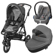 Passeggino Trio Bebe Confort Trio High Trek collezione 2016 Concrete Grey