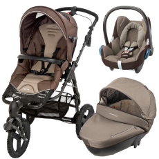 Passeggino Trio Bebe Confort Trio High Trek collezione 2016 Earth Brown