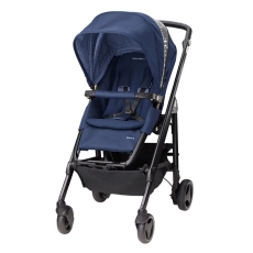 Passeggino Quattro Ruote Bebe Confort Loola 3 collezione 2016 River Blue - Telaio Nero