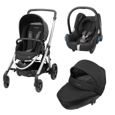 Passeggino Trio Bebe Confort Trio Elea collezione 2016 Black Raven