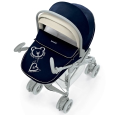 Passeggino Trio Brevi Millestrade collezione 2013 Blu notturno
