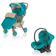 Passeggino Duo Brevi Verso DUO collezione 2015 Light Blue