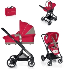Passeggino Trio Brevi Trio Presto Mobility Solution collezione 2015 Amaranth Red