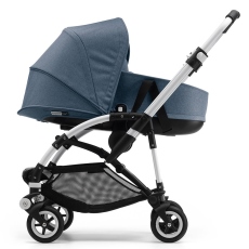 Passeggino Duo Bugaboo Bee 5 passeggino e navicella collezione 2017 Blu melange
