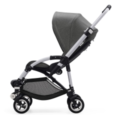 Passeggino Quattro Ruote Bugaboo Bee 5 collezione 2017 Grigio melange