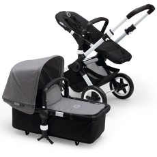 Passeggino Duo Bugaboo Buffalo collezione 2017 Grigio Melange (telaio alluminio)