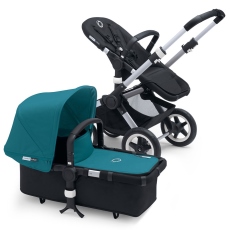 Passeggino Duo Bugaboo Buffalo collezione 2017 Petrol Blue (telaio alluminio)