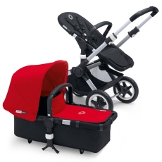 Passeggino Duo Bugaboo Buffalo collezione 2017 Rosso (telaio alluminio)