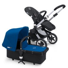 Passeggino Duo Bugaboo Buffalo collezione 2014 Black+Royal Blue