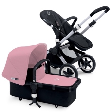 Passeggino Duo Bugaboo Buffalo collezione 2014 Black + Soft Pink