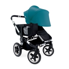 Passeggino Duo Bugaboo Donkey Mono collezione 2014 Telaio Black Alluminio+Petrol Blue