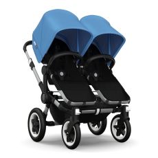 Passeggino Gemellare Bugaboo Donkey Twin collezione 2016 Ice Blue
