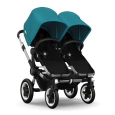 Passeggino Gemellare Bugaboo Donkey Twin collezione 2016 Petrol Blue