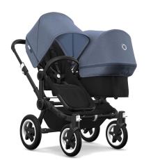 Passeggino Gemellare Bugaboo Donkey2 Fratellare collezione 2018 Blue Melange