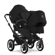Passeggino Gemellare Bugaboo Donkey2 Fratellare collezione 2018 Nero