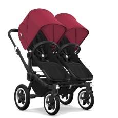 Passeggino Gemellare Bugaboo Donkey2 Gemellare collezione 2018 Rosso Rubino