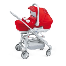 Passeggino Trio Cam Il Mondo Del Bambino Min Crystal collezione 2013 Rosso 290