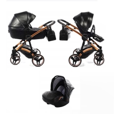 Passeggino Trio Junama Glitter collezione 2022 Black