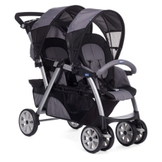 Passeggino Gemellare Chicco Together collezione 2017 Coal