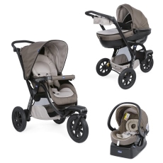 Passeggino Trio Chicco Trio Activ3 Top collezione 2018 Dave Grey