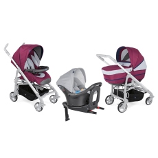 Passeggino Trio Chicco Trio Love Up i-Size collezione 2018 Red Plum