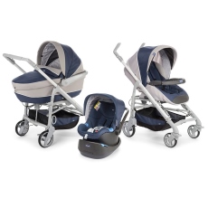 Passeggino Trio Chicco Trio LOVEmotion collezione 2017 Blue Passion