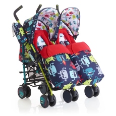 Passeggino Gemellare Cosatto Supa Dupa collezione 2016 Cuddle Monster 2