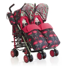 Passeggino Gemellare Cosatto Supa Dupa collezione 2016 Flamingo Fling