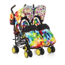 Passeggino Gemellare Cosatto Supa Dupa collezione 2016 Pixelate