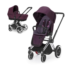 Passeggino Duo Cybex PRIAM Duo seduta LUX e Navicella collezione 2015 Grape Juice