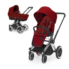 Passeggino Duo Cybex PRIAM Duo seduta LUX e Navicella collezione 2015 Hot and Spicy
