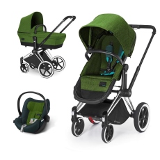 Passeggino Trio Cybex PRIAM Trio seduta Light Cloud Q Plus collezione 2015 Hawaii