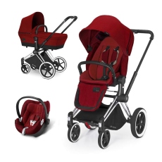 Passeggino Trio Cybex PRIAM Trio Aton Q Plus collezione 2015 Hot and Spicy