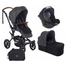 Passeggino Trio Jan Trio Crosswalk R Micro Koos iSize collezione 2021 Cold Black