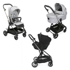 Passeggino Trio Chicco Trio One4Ever collezione 2024 Silver Leaf