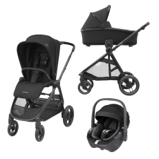 Passeggino Trio Maxi-Cosi Trio Street collezione 2022 Essential Black