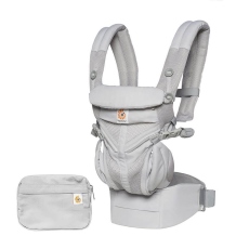 Ergobaby Marsupio Omni 360 collezione 2023 Cool Air Mesh Pearl Grey