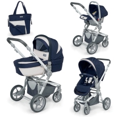 Passeggino Trio Foppapedretti Festival collezione 2018 Blu