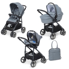 Passeggino Trio Foppapedretti Glam collezione 2018 Grey Classic