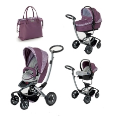Passeggino Trio Foppapedretti Myo collezione 2015 Violet Jungle