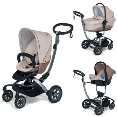 Passeggino Trio Foppapedretti Myo Tronic Platinum collezione 2018 Sand