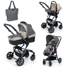 Passeggino Trio Foppapedretti Supertres collezione 2018 Silver