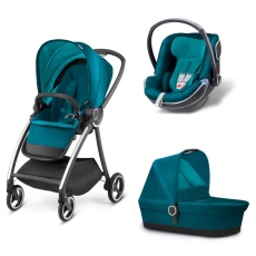 Passeggino Trio Gb Trio Maris collezione 2016 Capri Blue