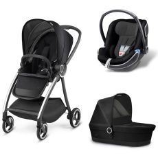 Passeggino Trio Gb Trio Maris collezione 2016 Monument Black
