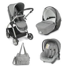 Passeggino Trio Giordani Metropolitan collezione 2018 Grey Melange